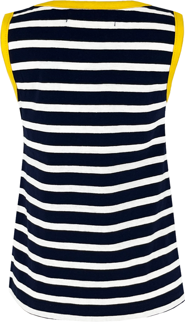 TANK TOP - CASSIS TOP (NAVY/WHITE)
